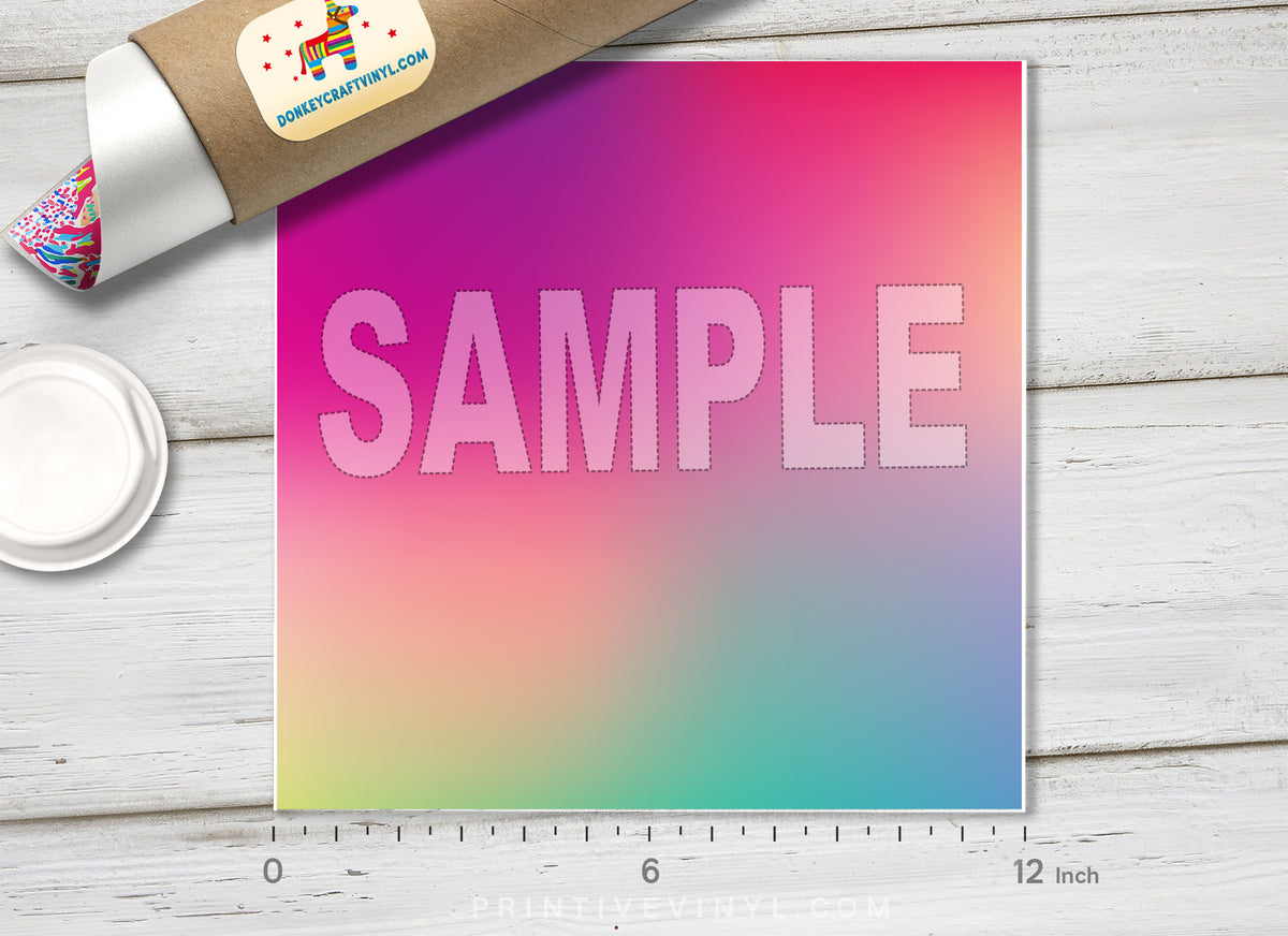 Abstract Gradient Patterned Adhesive Vinyl 624