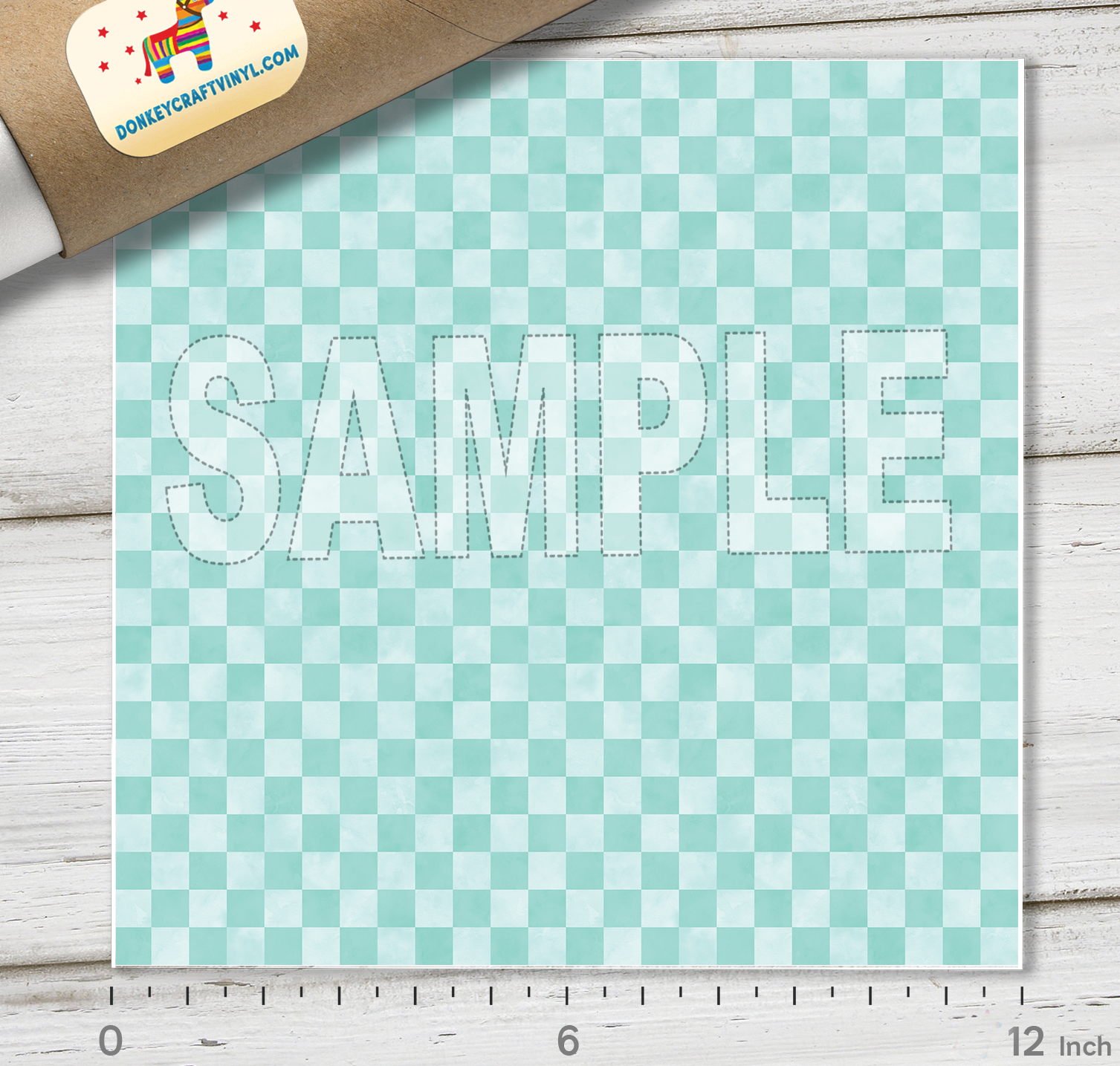 Checkerboard Patterned HTV 1582