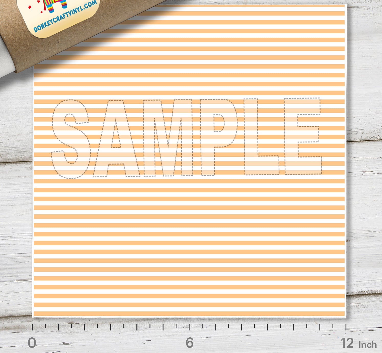 Pastel Vertical Stripe Adhesive Vinyl 1580