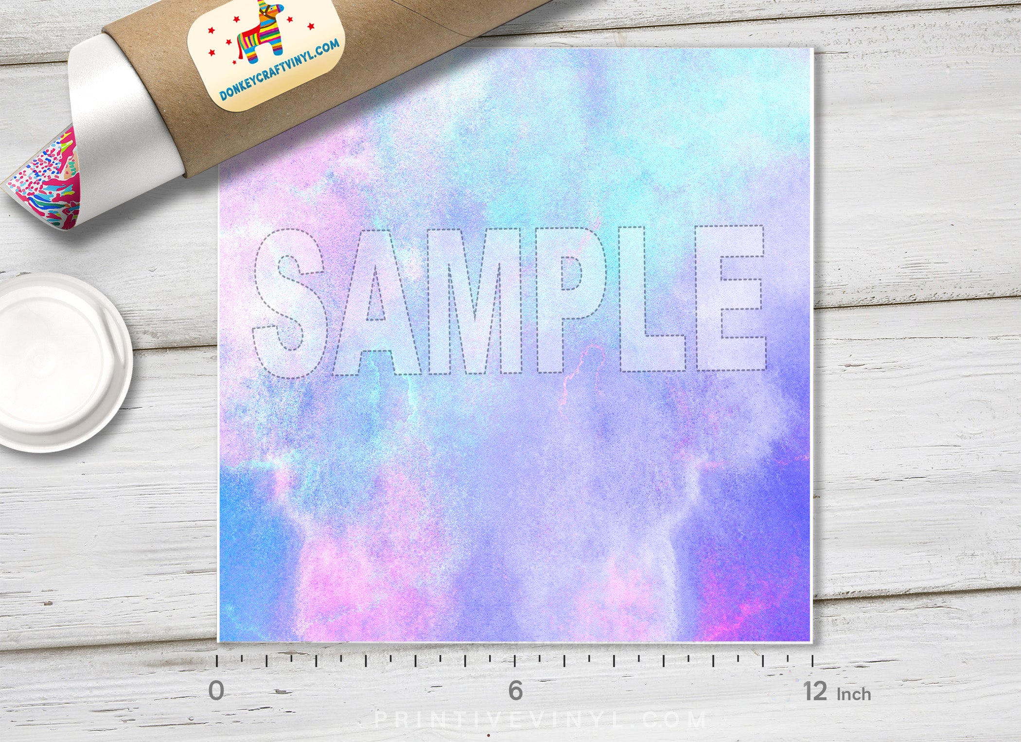 Watercolor Ombre Patterned Adhesive Vinyl 924