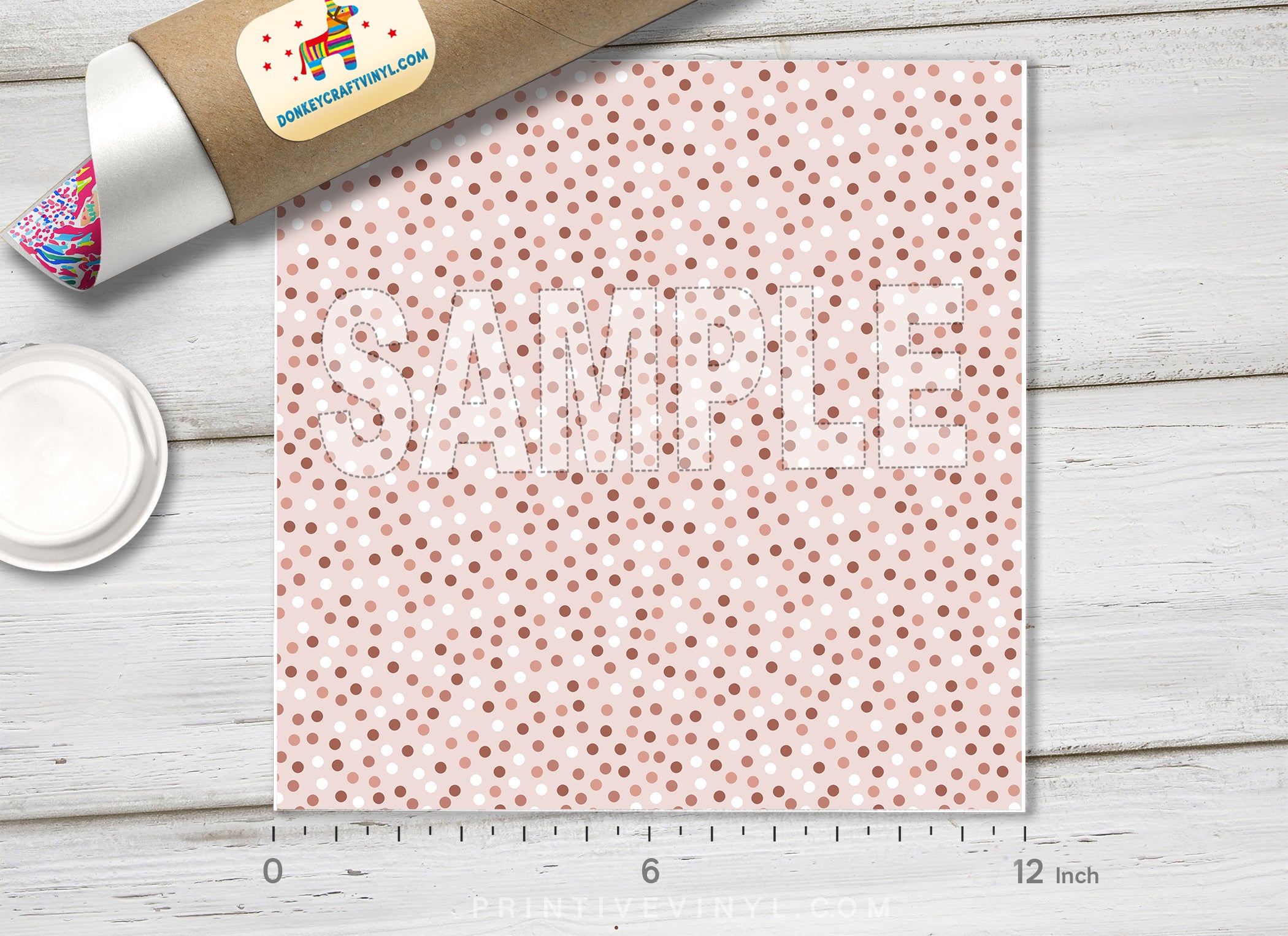 Confetti Polka Dot Adhesive Vinyl 1617