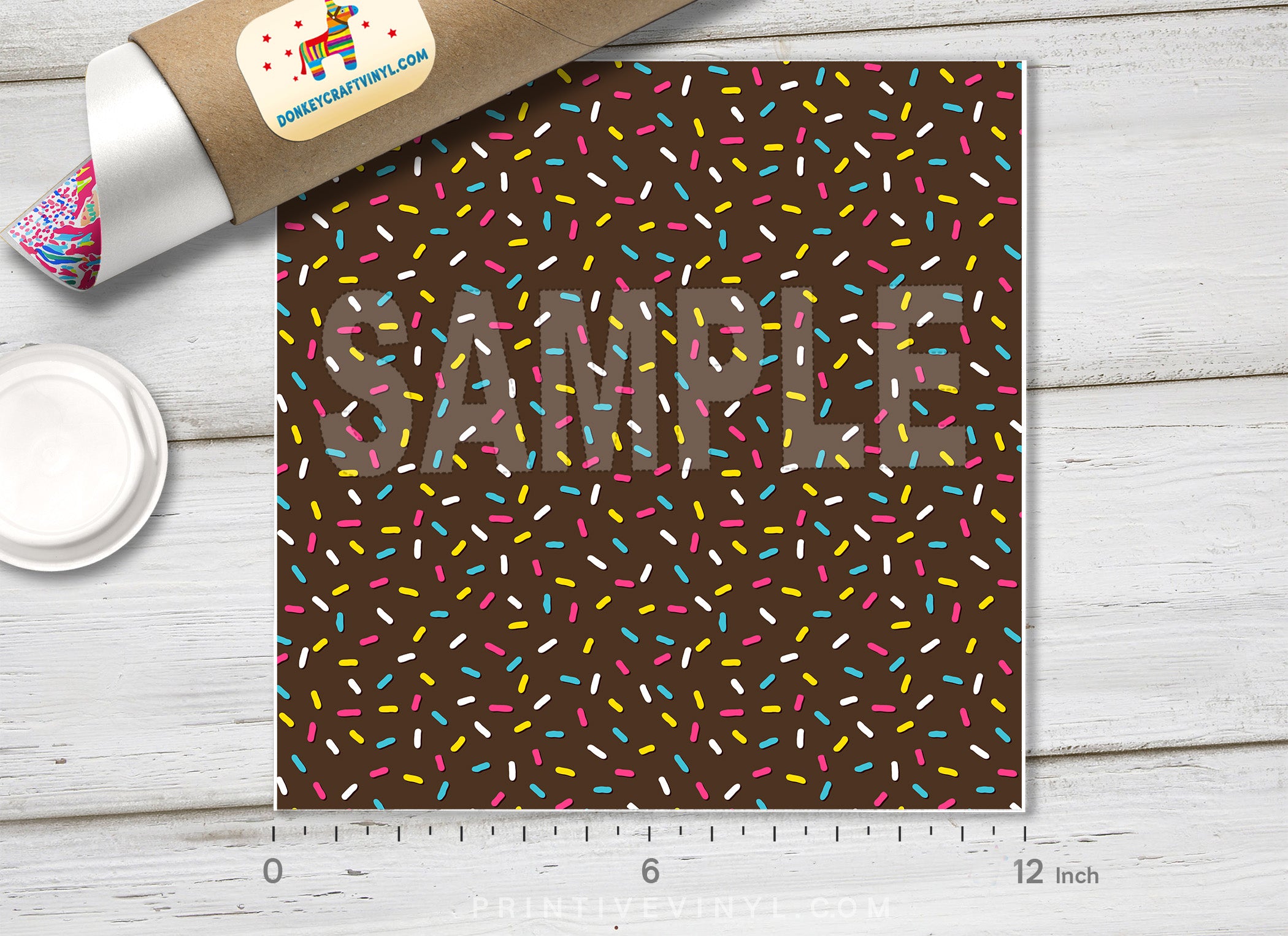 Donut Patterned Adhesive Vinyl 733