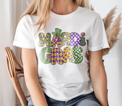 Mardi Gras DTF Transfer, Ready to Press DTF526