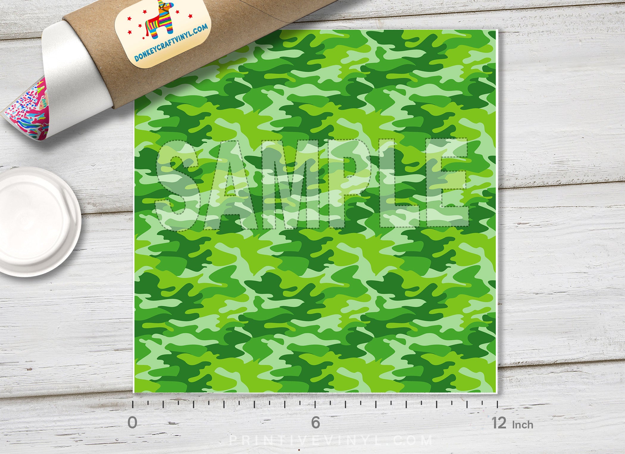 Colored Camouflage Pattern Adhesive Vinyl 663