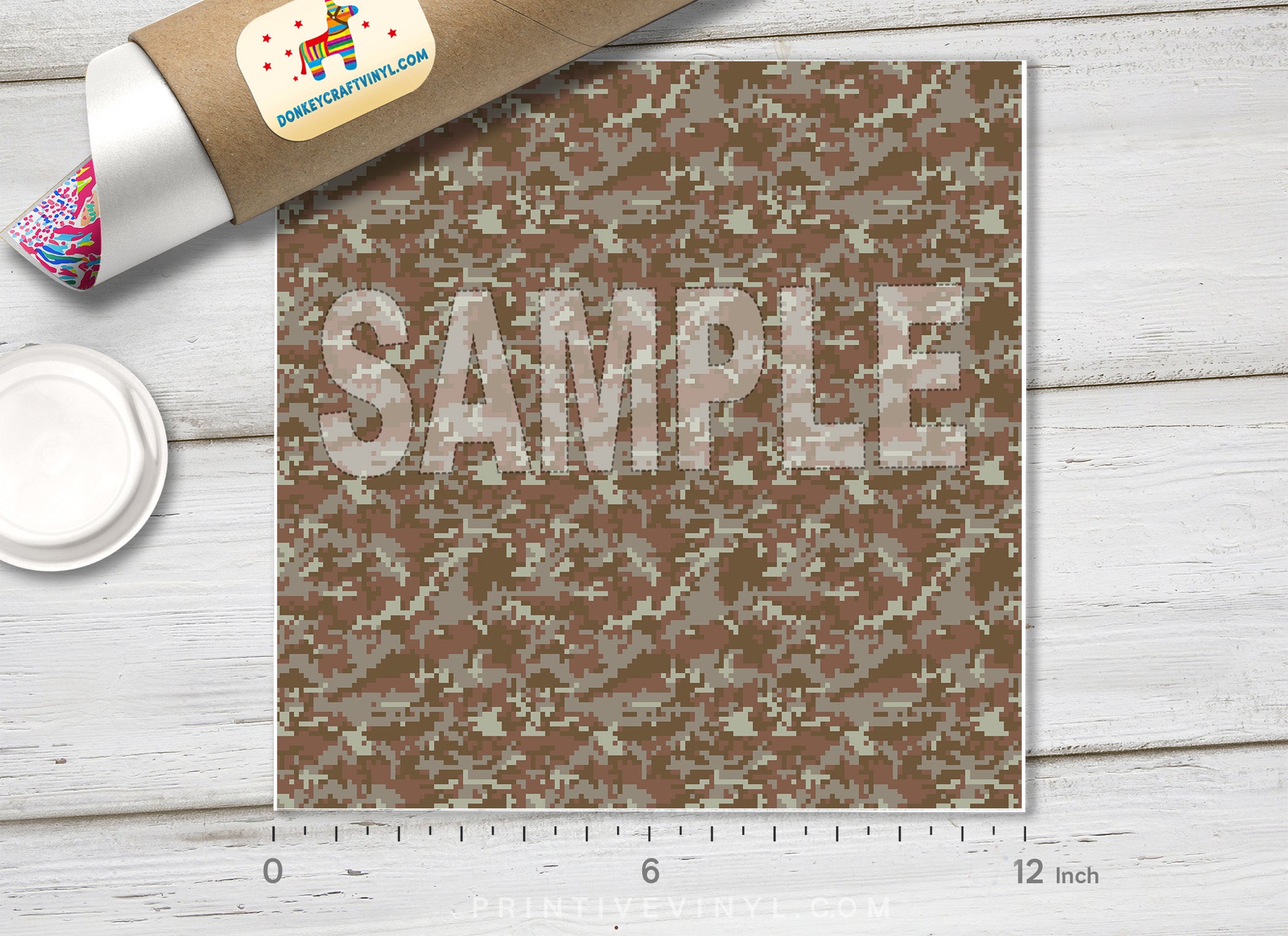 Digital Camouflage Pattern Adhesive Vinyl 691
