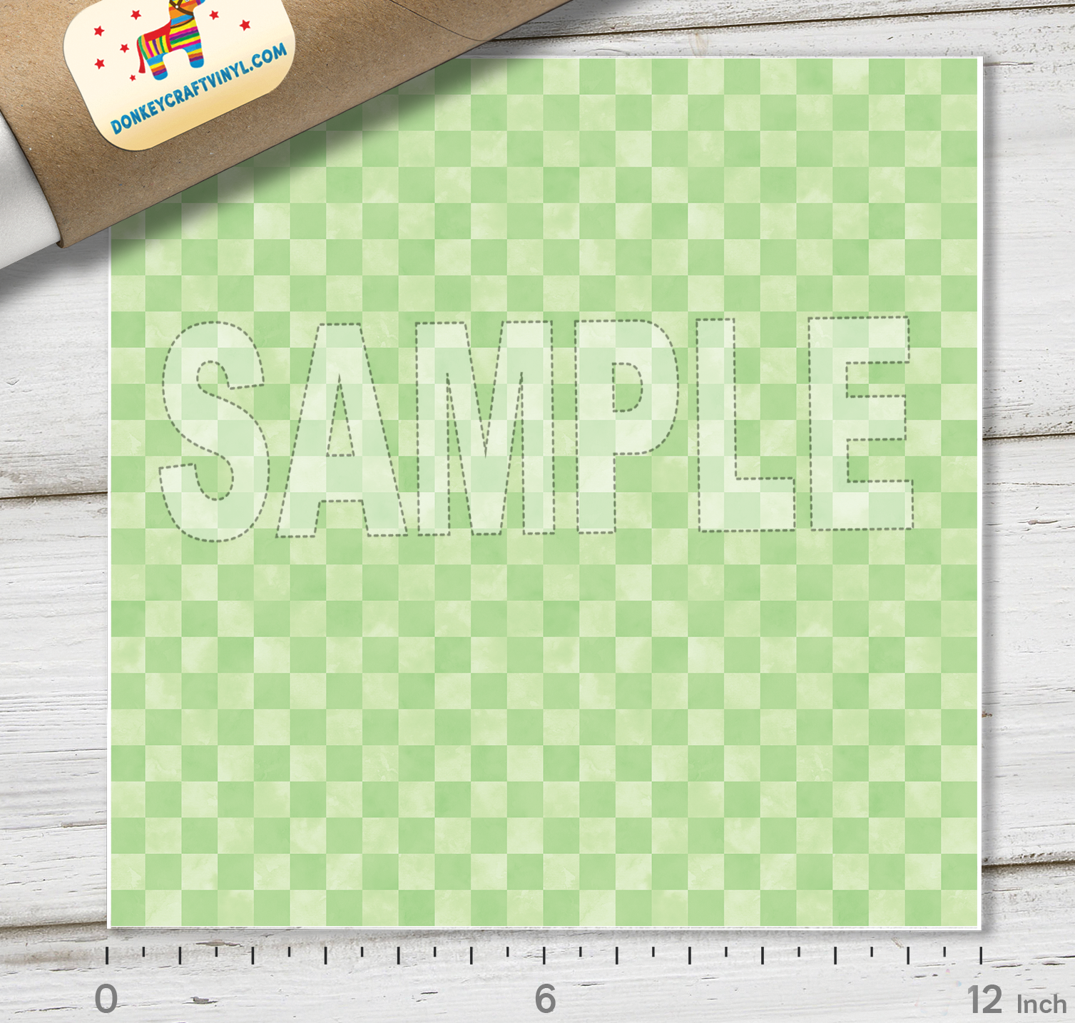 Checkerboard Patterned HTV 1582