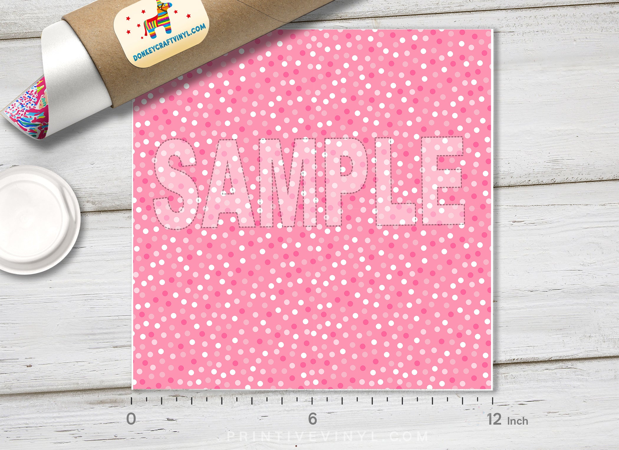 Confetti Polka Dot Adhesive Vinyl 1617