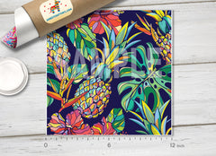 Tropical Pineapple Patterned HTV 063
