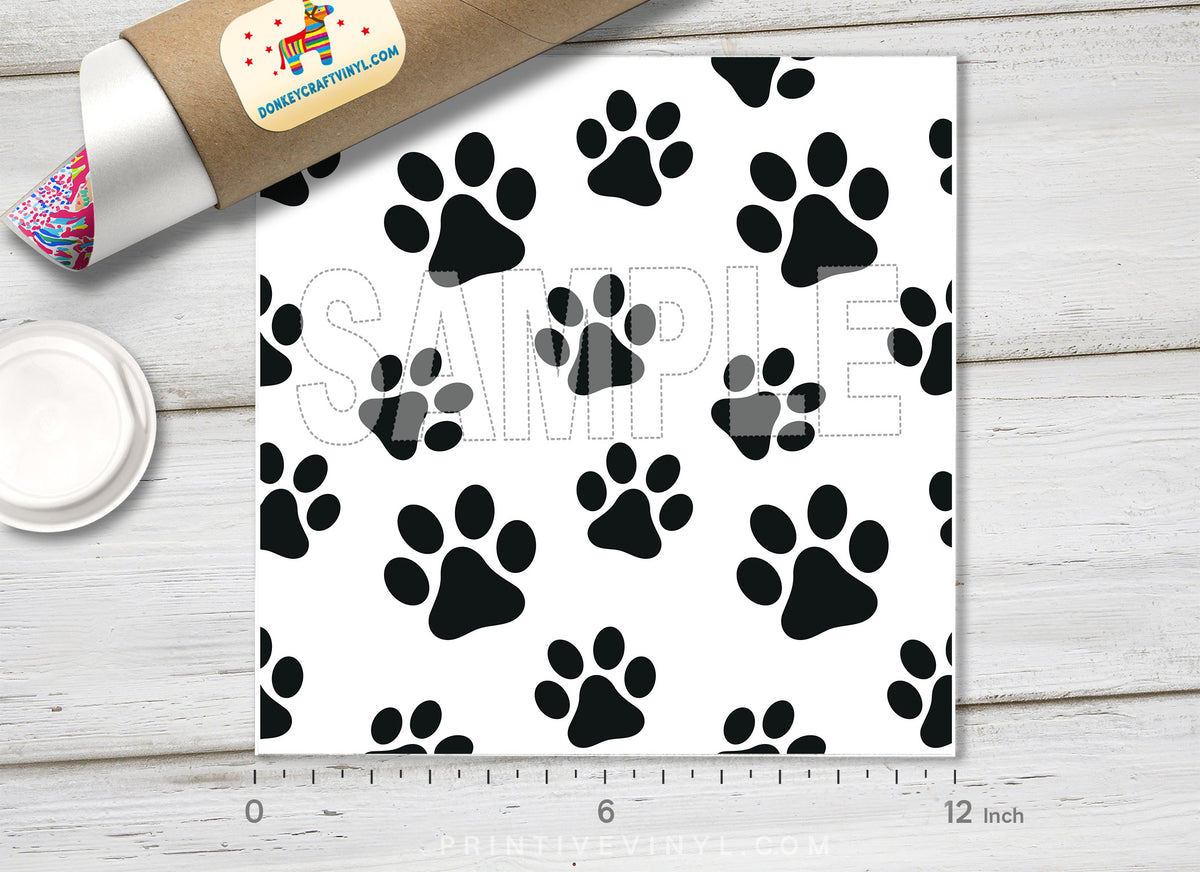 Dog Paw Pattern Adhesive Vinyl 785