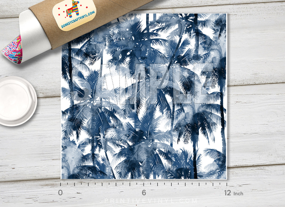 Tropical Palm Trees Adhesive Vinyl 1148