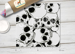 Skull Patterned Adhesive Vinyl H012