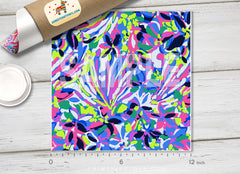 Lilly Inspired Sparkling Sands Patterned HTV L070