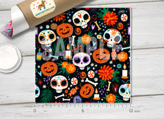 Sugar Skull Patterned HTV H051