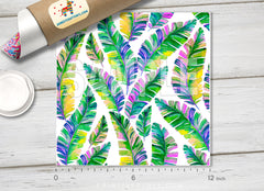 Green Botanical Prints Patterned Adhesive Vinyl 848