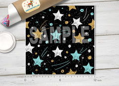 Stars Pattern Adhesive Vinyl 655