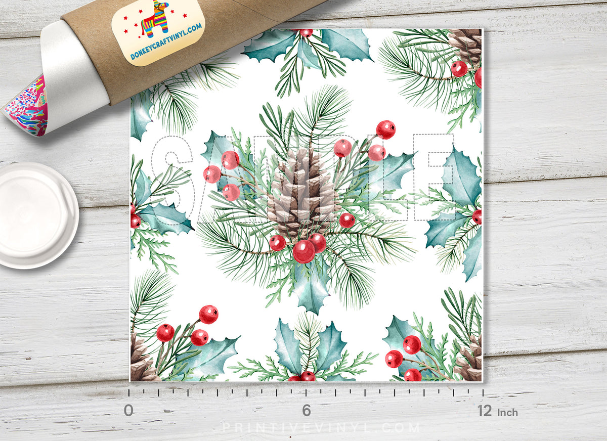 Christmas Patterned HTV X012
