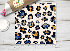 Leopard Print Adhesive Vinyl 1351 - Donkey Craft Vinyl