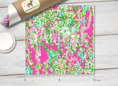 Lilly Inspired  Pattern Adhesive Vinyl L084
