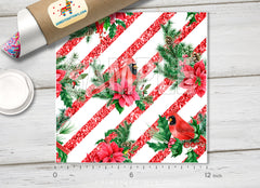 Christmas Patterned Adhesive Vinyl X056