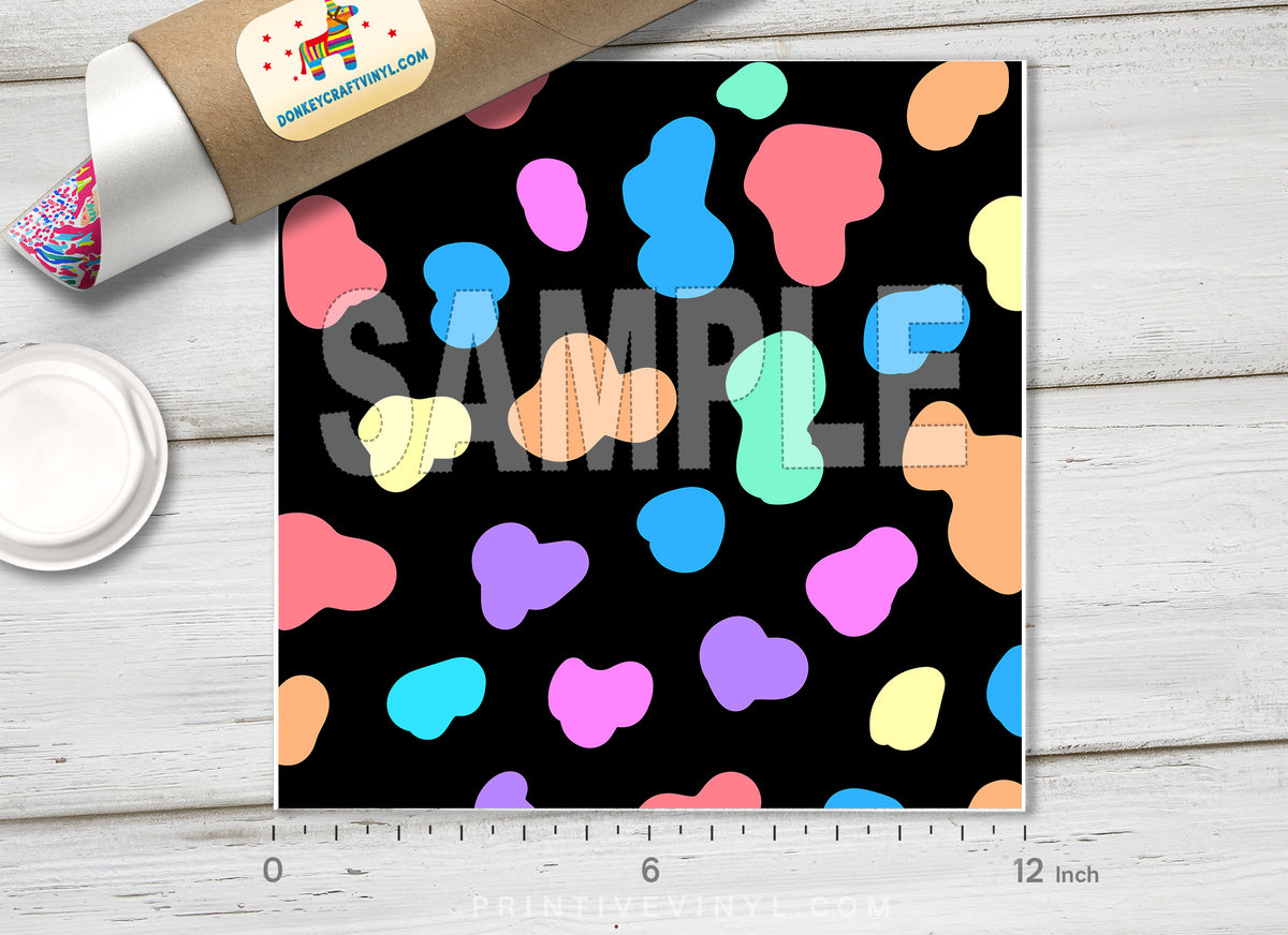 Colorful Abstract Blob Adhesive Vinyl 1280