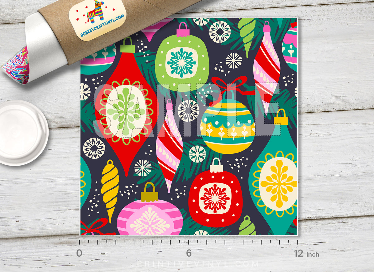Christmas Patterned HTV X014