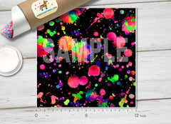 Paint Splatter Adhesive Vinyl 1234