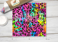 Leopard Patterned Adhesive Vinyl 931