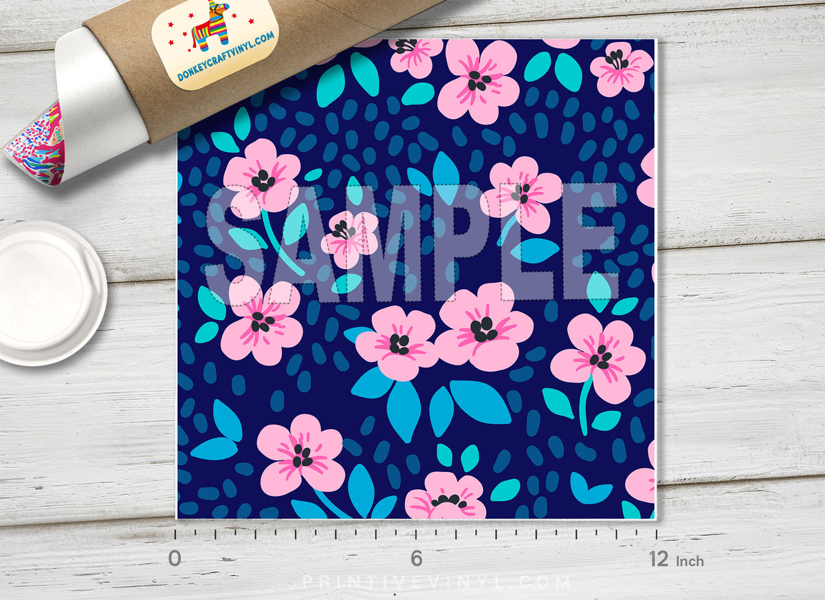 Copy of Floral Adhesive Vinyl 1011