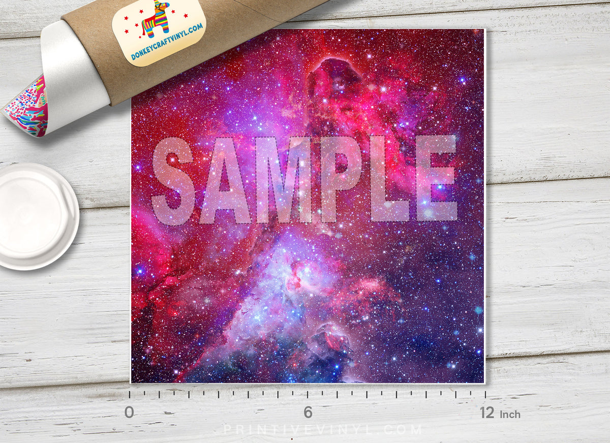 Galaxy Nebula Patterned Adhesive Vinyl 874