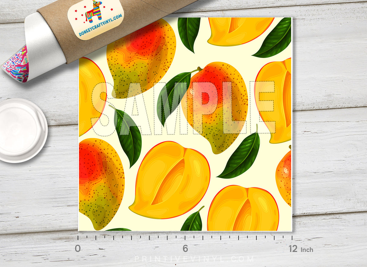 Mango Fruit Pattern Adhesive Vinyl 962