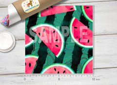 Watermelon Fruit Patterned Adhesive Vinyl 889
