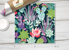 Succulents and Cactuses Adhesive Vinyl 1118