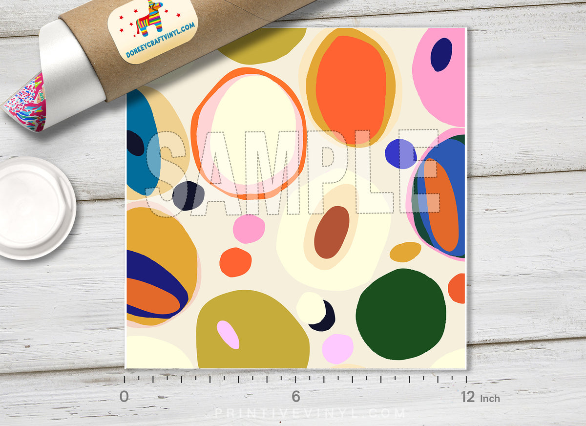 Abstract Dots Adhesive Vinyl Adhesive Vinyl 1301