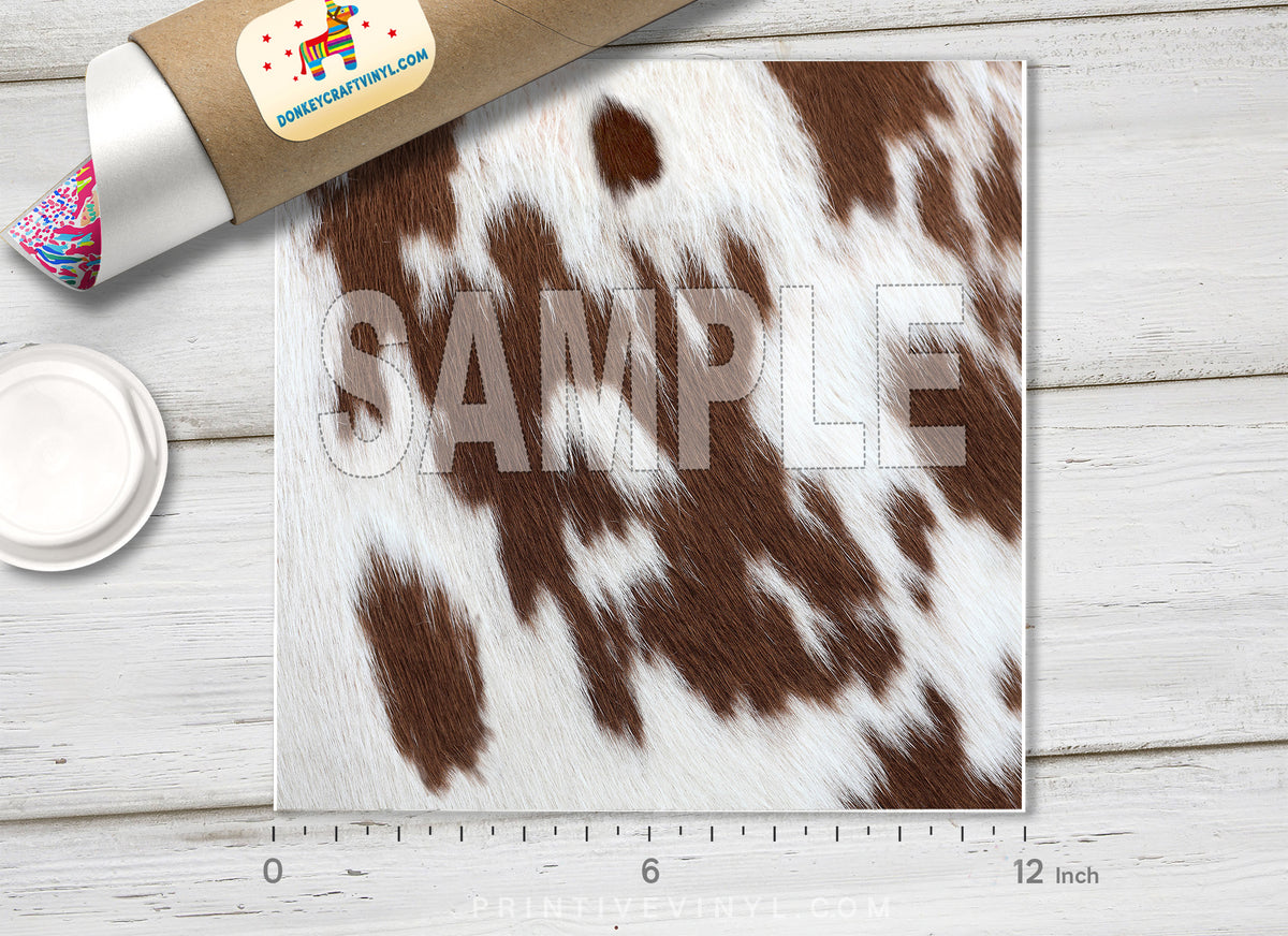 Cowhide Patterned HTV 775