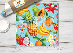 Hawaiian Tropical Fruits Pattern Adhesive Vinyl 944