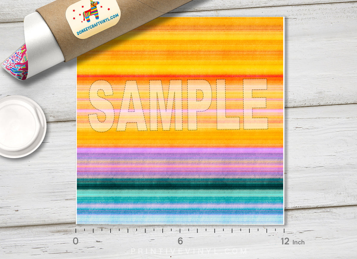 Ombre Gradient Striped HTV 1540