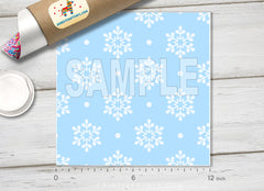 Snowflake Patterned Adhesive Vinyl X017