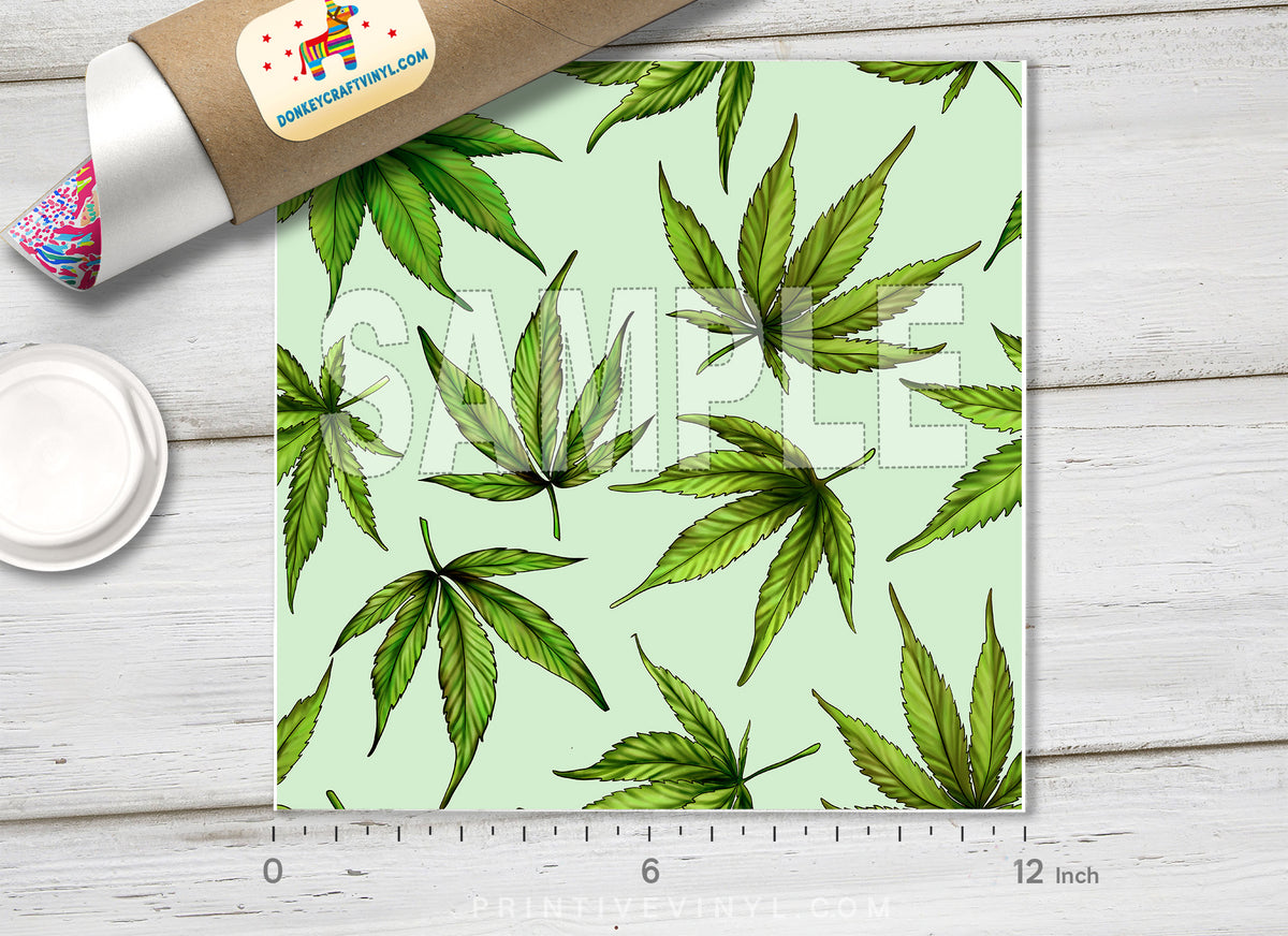 Cannabis Marijuana Adhesive Vinyl 1050