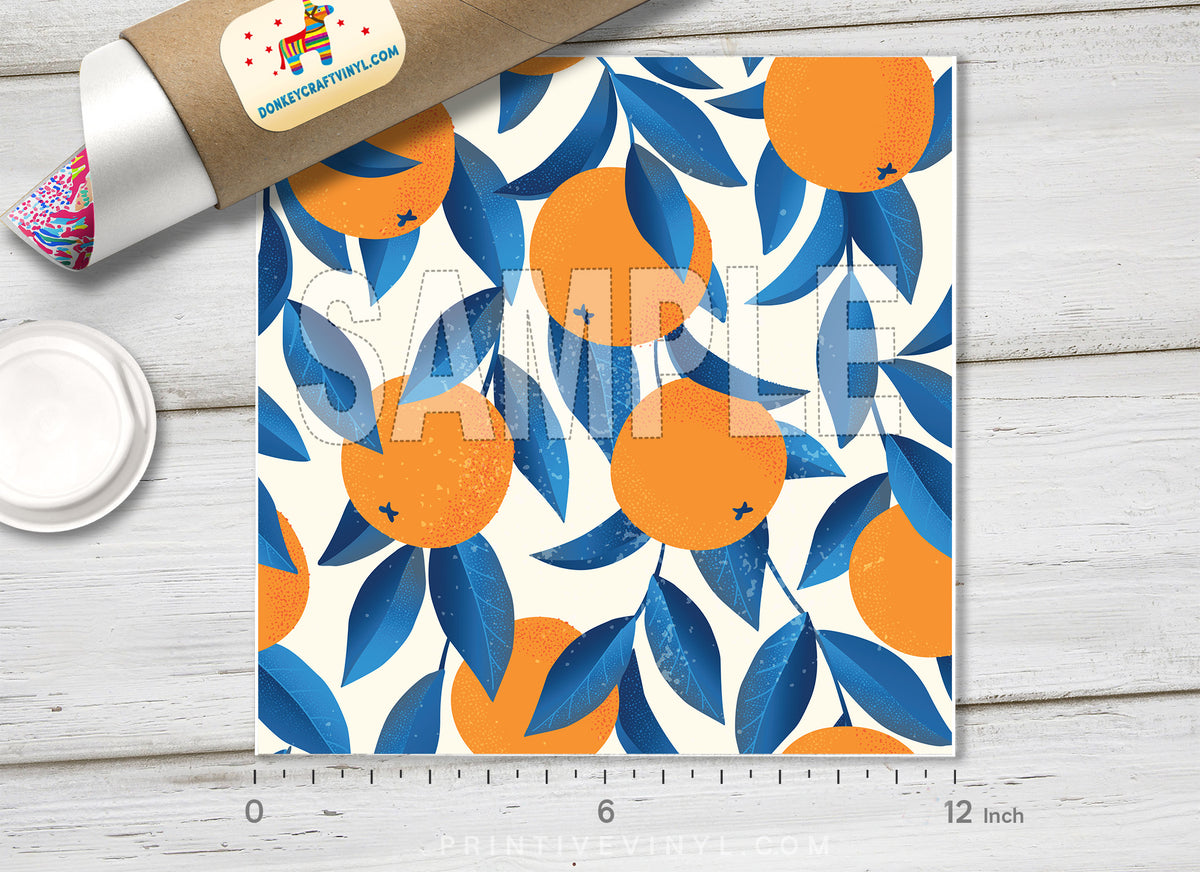 Orange Pattern Adhesive Vinyl 818