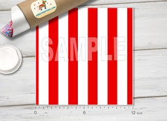 Red Stripes Pattern Adhesive Vinyl 637