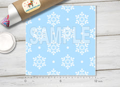 Snowflake Patterned HTV X017