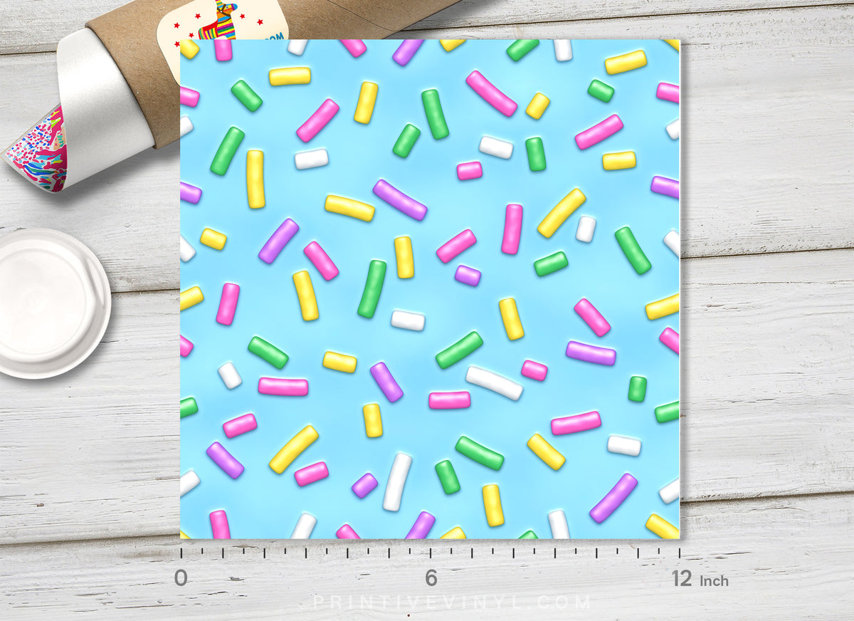 Donut Sprinkles Pattern Adhesive Vinyl 807