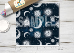 Celestial Sun and Moon Adhesive Vinyl 1325 - Donkey Craft Vinyl