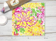 Lilly Inspired  Pattern Adhesive Vinyl L083