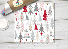 Christmas Patterned Adhesive Vinyl X064