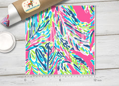 Lilly Inspired Pattern Adhesive Vinyl L033