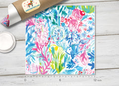 Lilly Inspired  Pattern Adhesive Vinyl L144