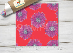 Lilly Inspired Floral Pattern Adhesive Vinyl L003