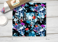 Skull Patterned HTV H041