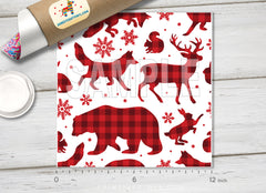 Christmas Patterned Adhesive Vinyl X062